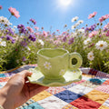 Matcha Flower Mug