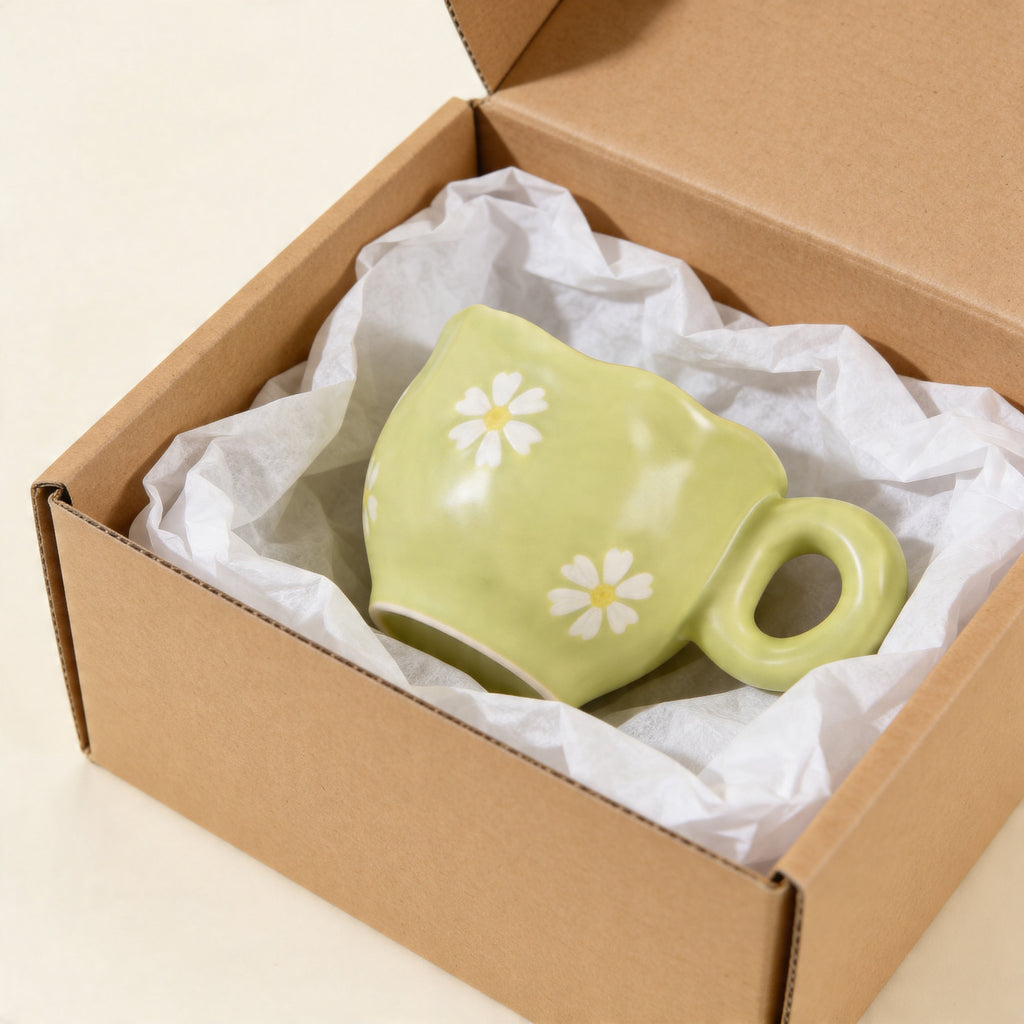 Matcha Flower Mug