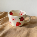 Strawberry and Flower Mug