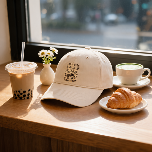 BOBABLE Beige Bear Hat