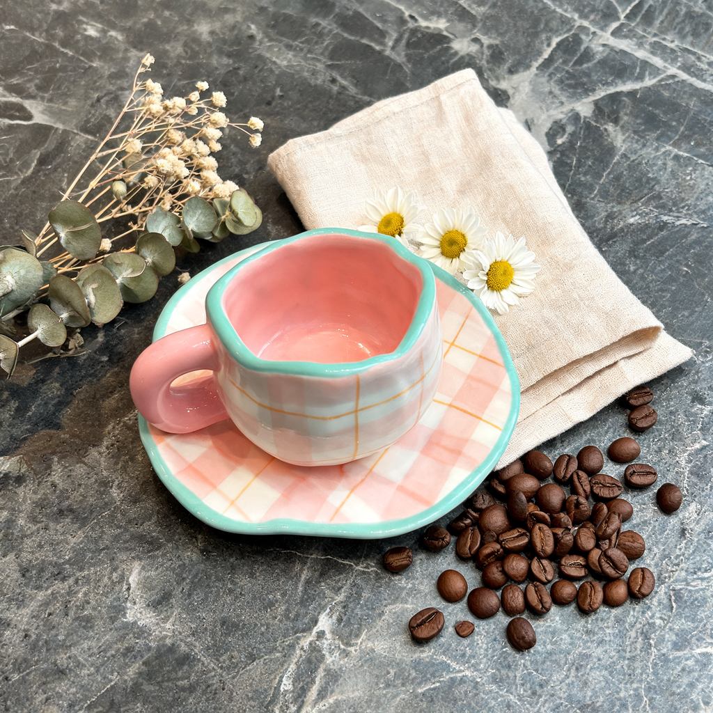 Pink Flannel Mug