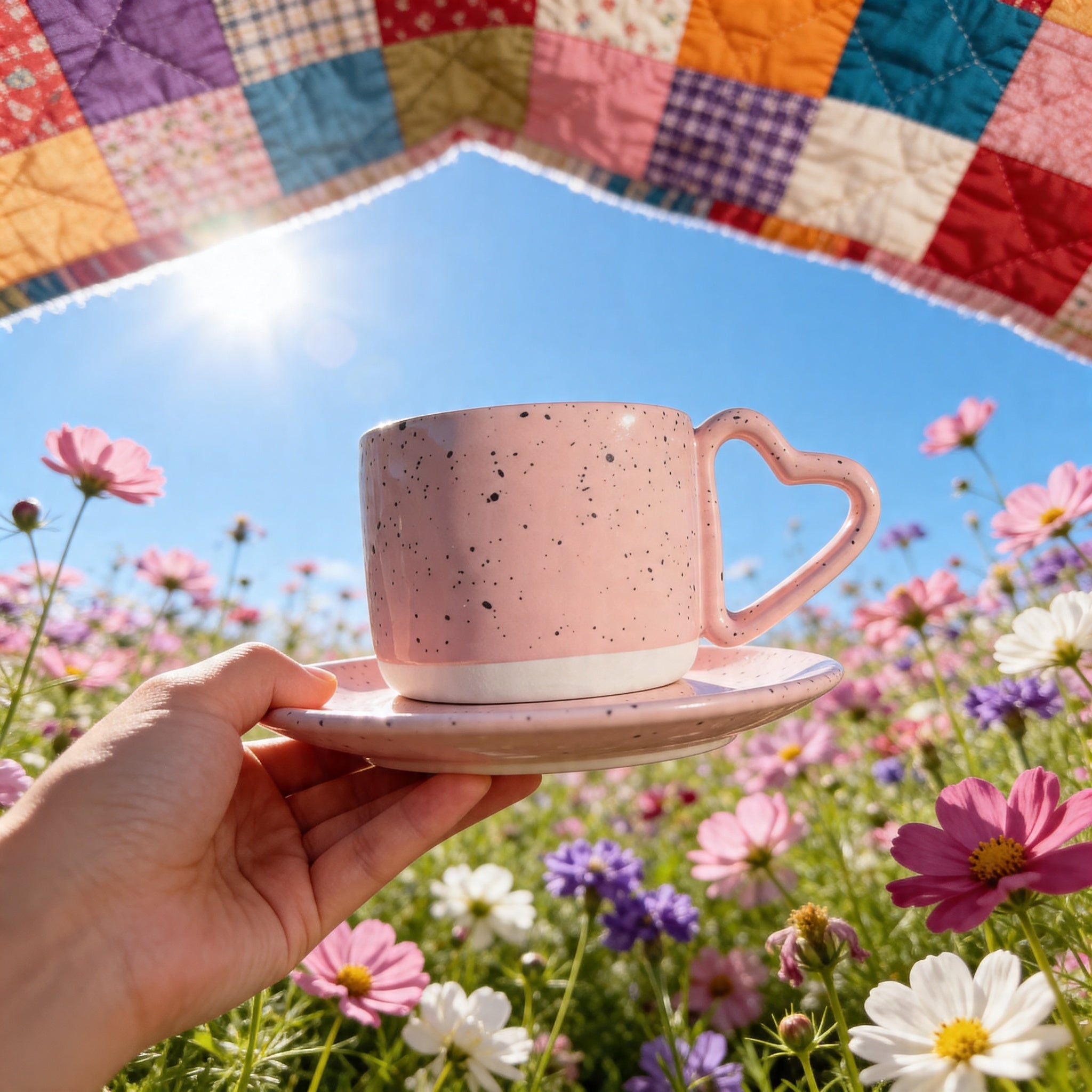 Pink Heart Mug